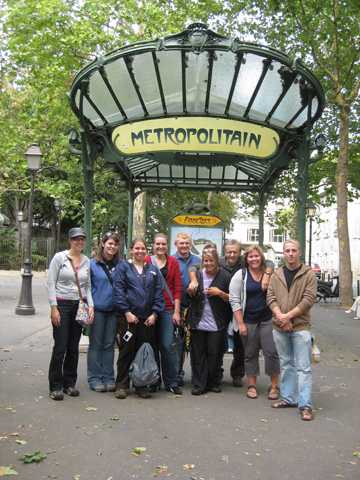 UWRF Students studying abroad in Europe